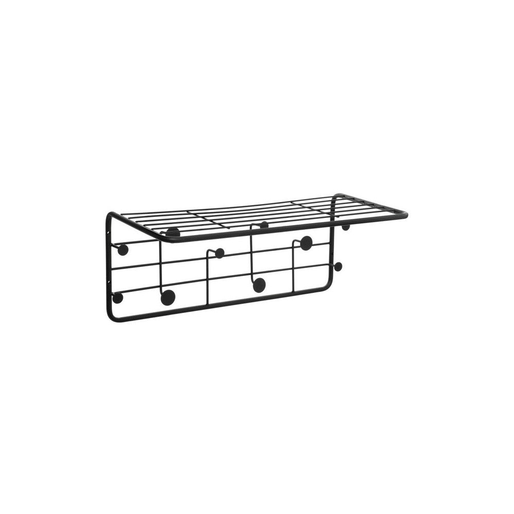 Cuier 5FIVE Black, otel, 51x24 x21 cm, 17011