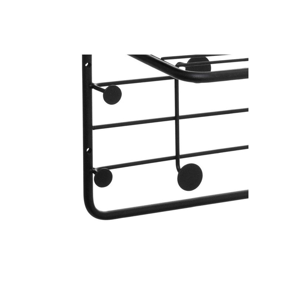 Cuier 5FIVE Black, otel, 51x24 x21 cm, 17011