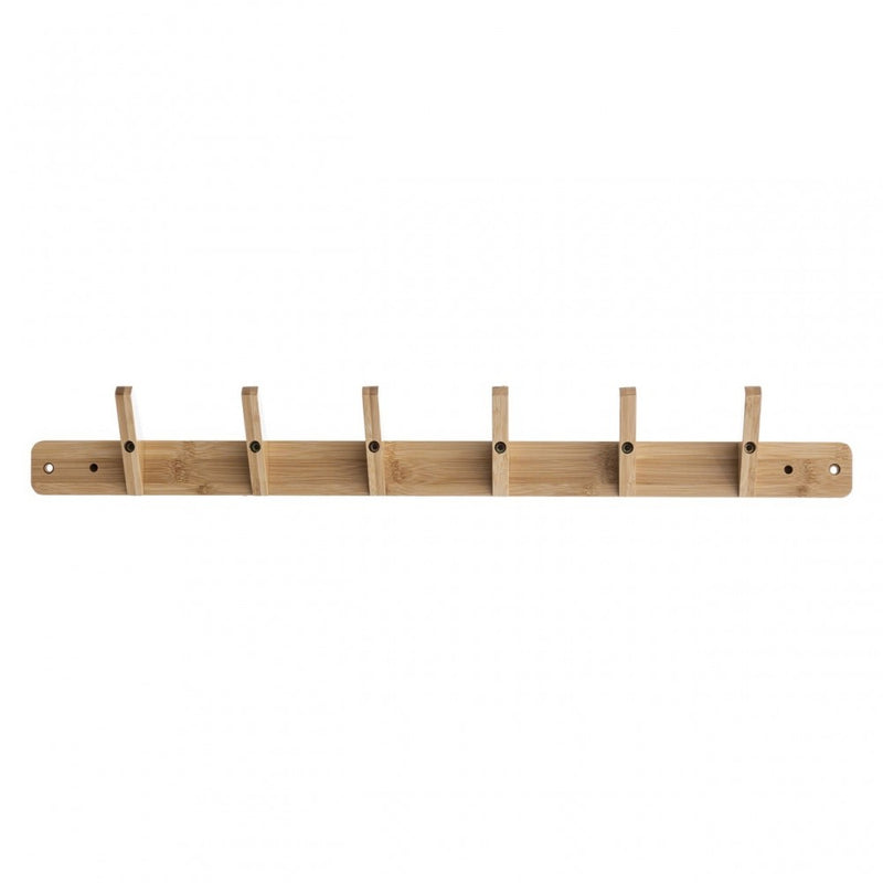 Cuier Larvik, lemn bambus, 2 variante montare, 24 x 7 x H 78 cm