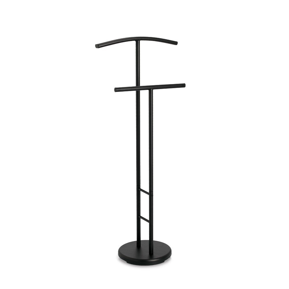 Suport costum Black Valet, metal, negru, 46 x 28 x 114 cm