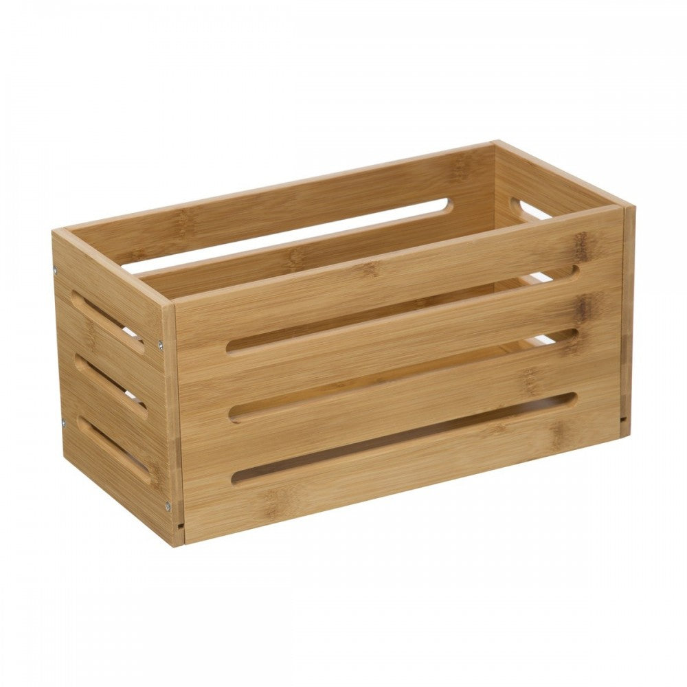 Cutie depozitare Plays, bambus, 15 x H31cm