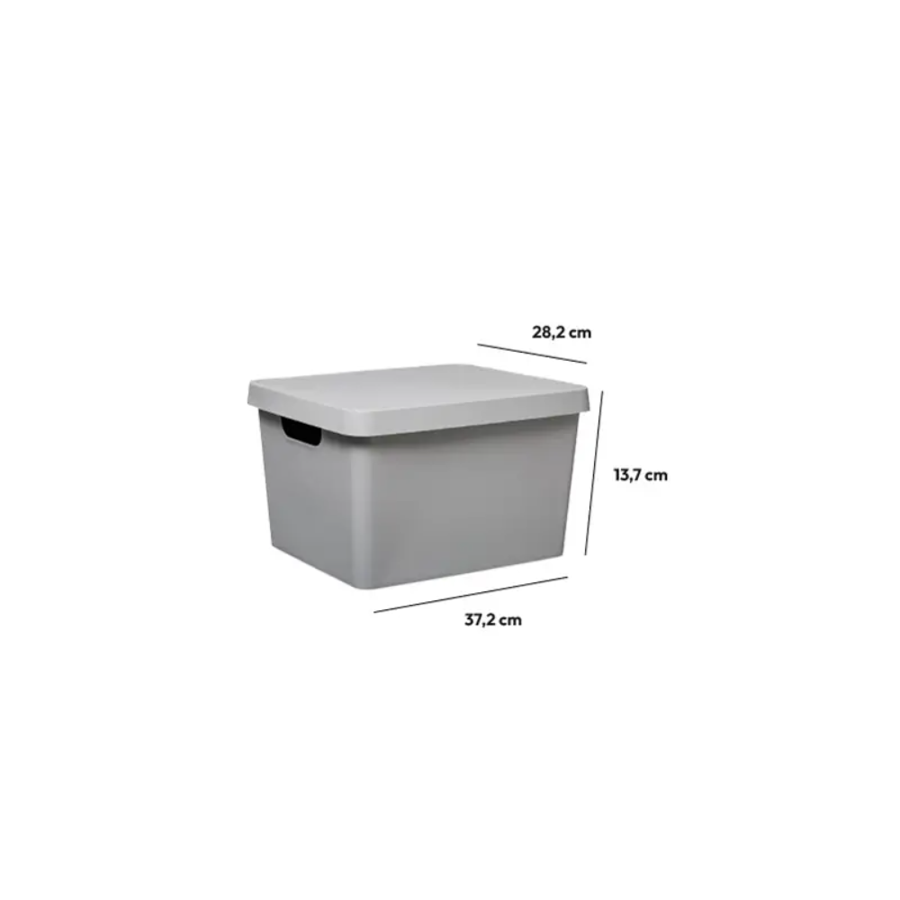 Cutie cu capac Boty, plastic, 17 l