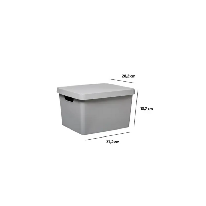 Cutie cu capac Boty, plastic, 17 l