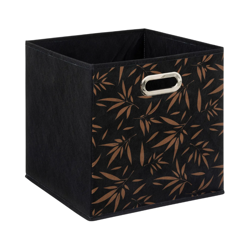 Cutie depozitare Casual, negru, 31 x 31 cm