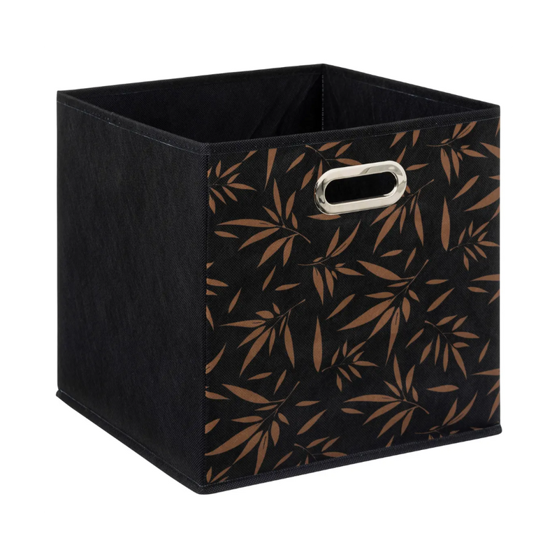 Cutie depozitare Casual, negru, 31 x 31 cm