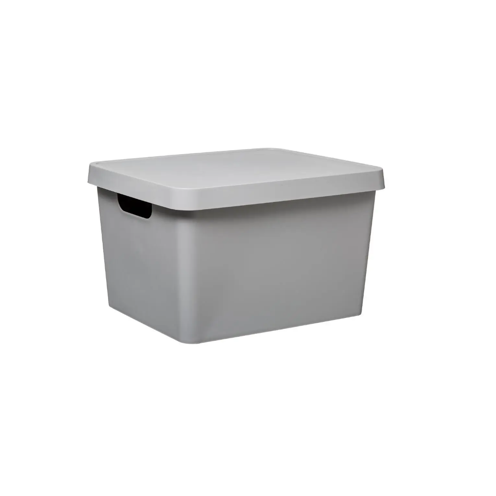 Cutie cu capac Boty, plastic, 17 l