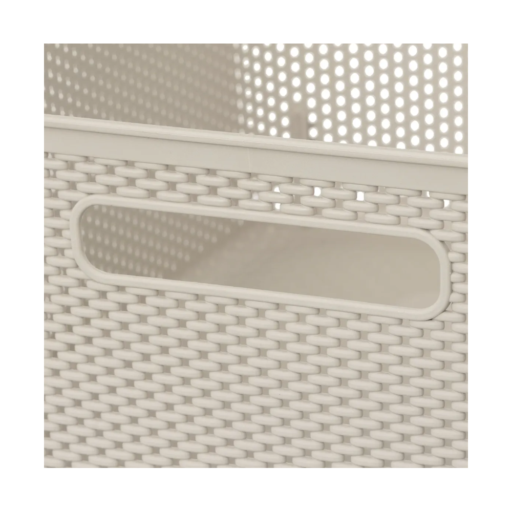 Cutie depozitare Croshet Crem, 11 litri, 34 x 28 x h14 cm