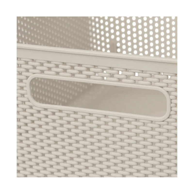 Cutie depozitare Croshet Crem, 11 litri, 34 x 28 x h14 cm