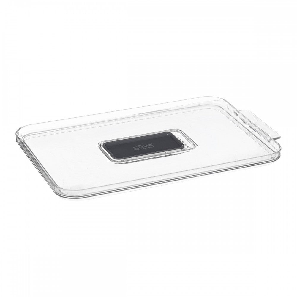 Cutie organizare Frigider Tiny, acril, cu capac, 24 x 12 x 15 cm