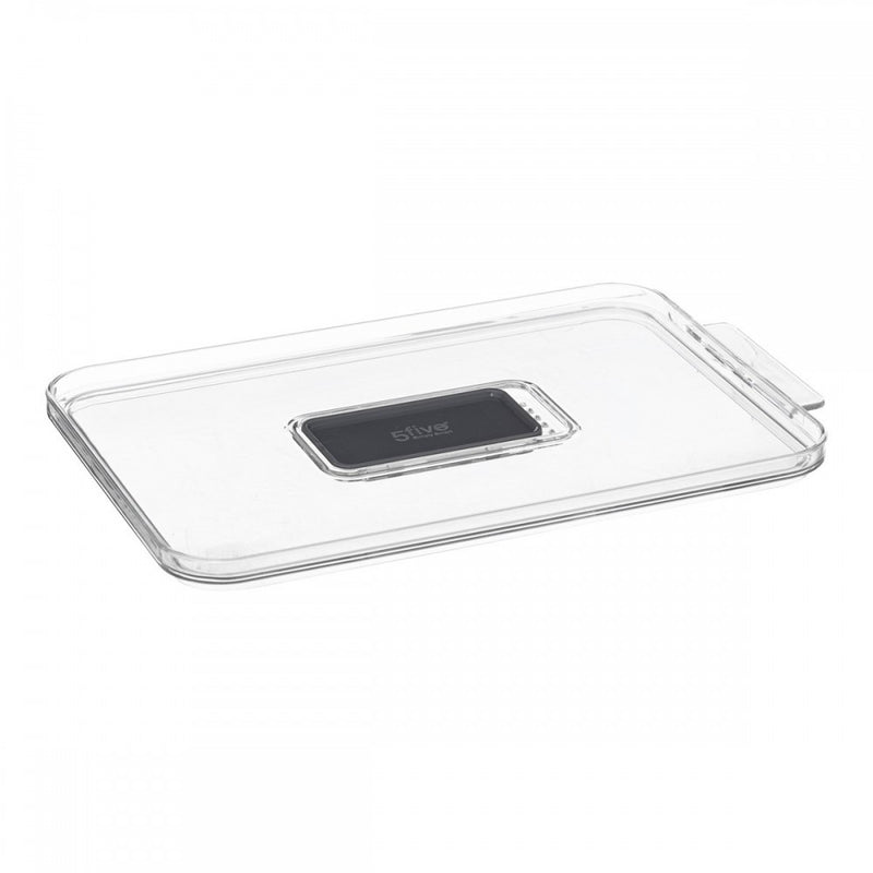 Cutie organizare Frigider Tiny, acril, cu capac, 24 x 12 x 15 cm