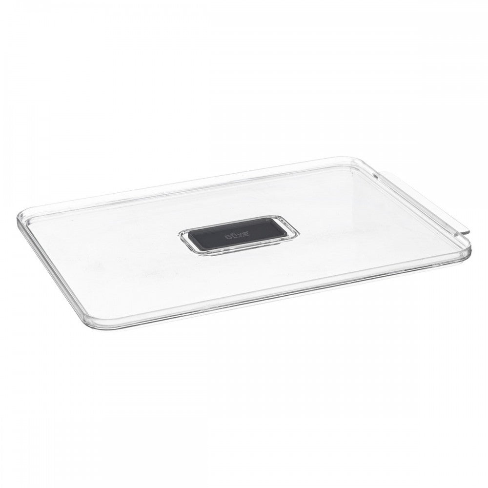 Cutie organizare Frigider Tiny, acril, cu capac, 32.5 x 12 x 22.5 cm