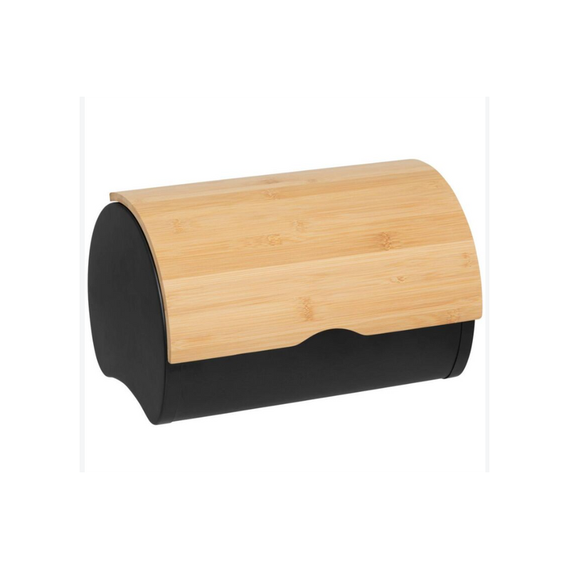 Cutie paine Axera, metal, bambus, 32 x 20.5 x H 24 cm