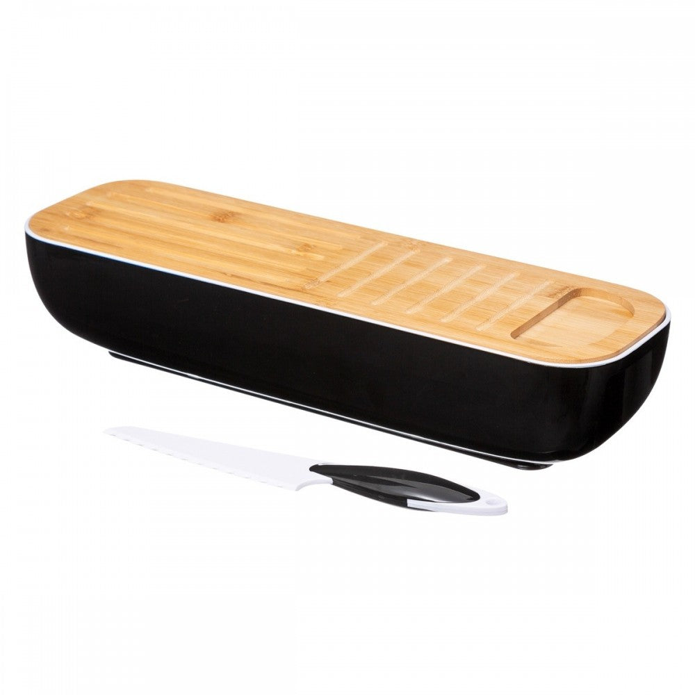 Cutie paine Black Baguette, 40 x 12 x 8.5 cm