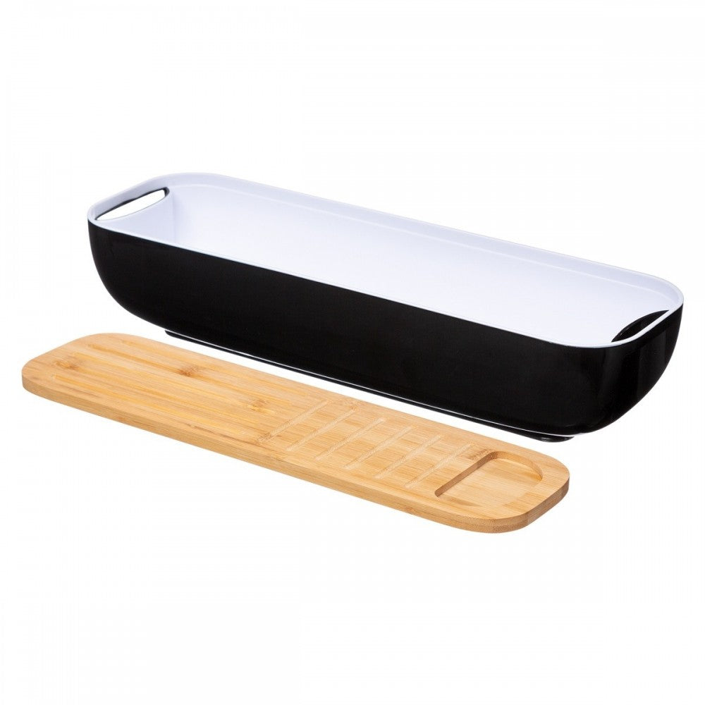Cutie paine Black Baguette, 40 x 12 x 8.5 cm
