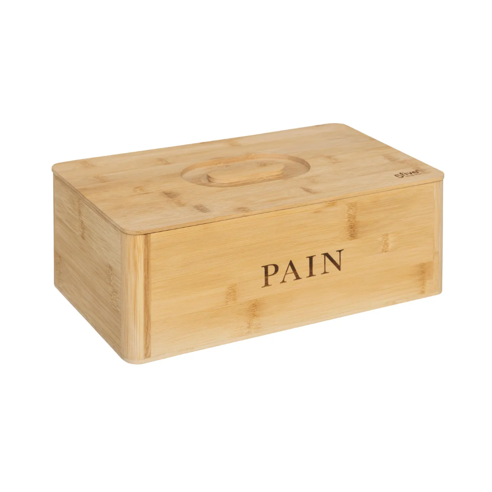 Cutie paine Mircery, bambus, 33 x 20 x 12.7 cm