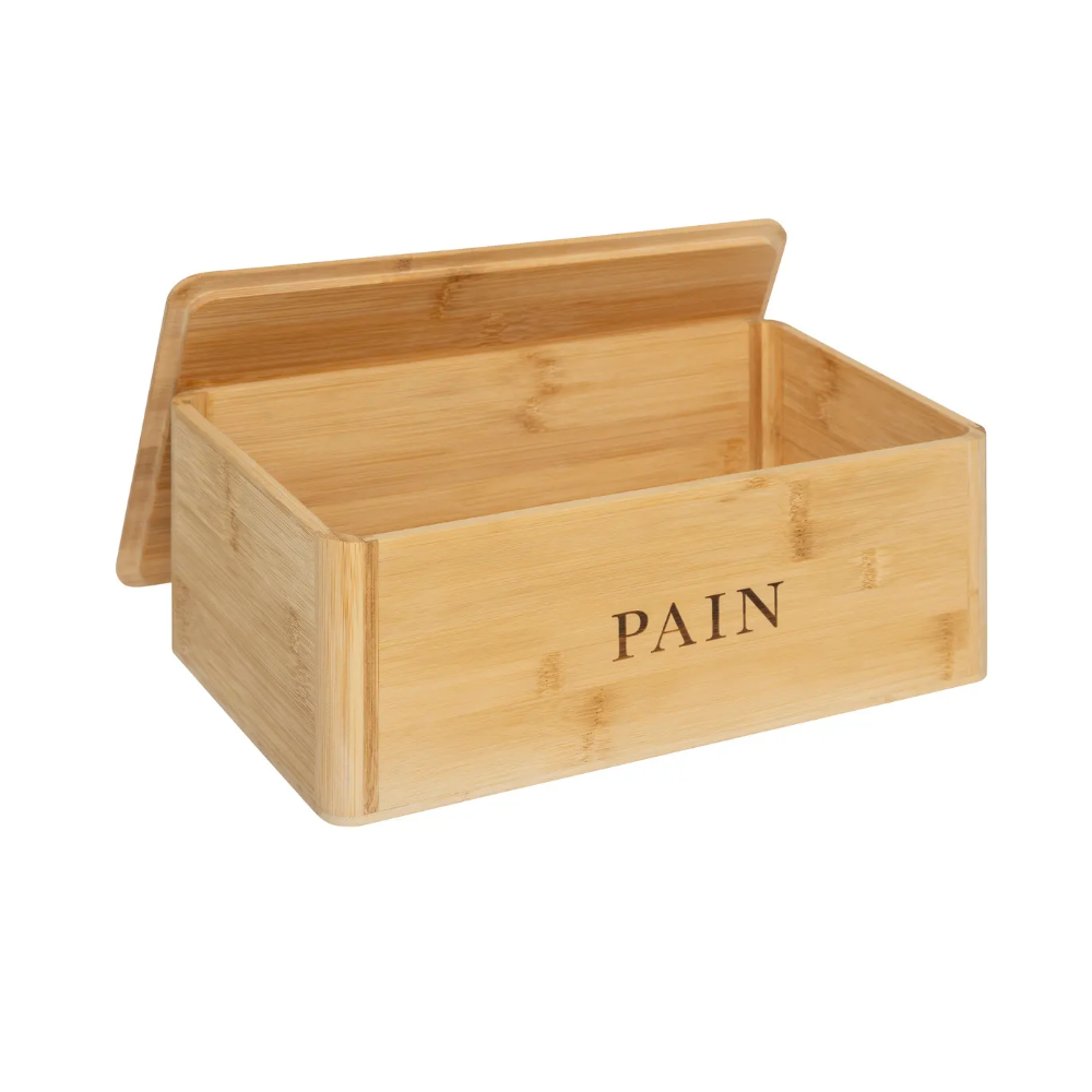 Cutie paine Mircery, bambus, 33 x 20 x 12.7 cm