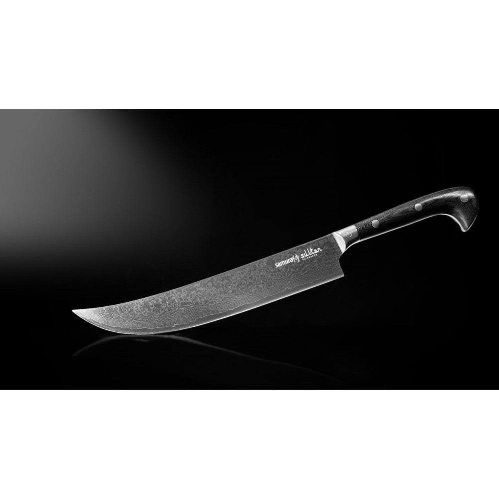 Cutitul bucatarului Samura Sultan, otel damasc, 21 cm