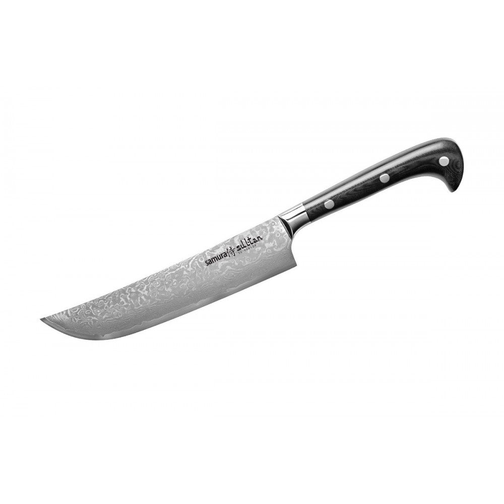 Cutitul bucatarului Samura Sultan, otel damasc, 16,4 cm