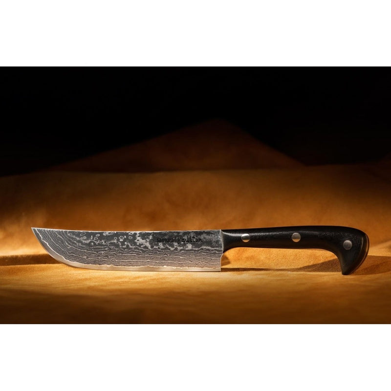 Cutitul bucatarului Samura Sultan, otel damasc, 16,4 cm