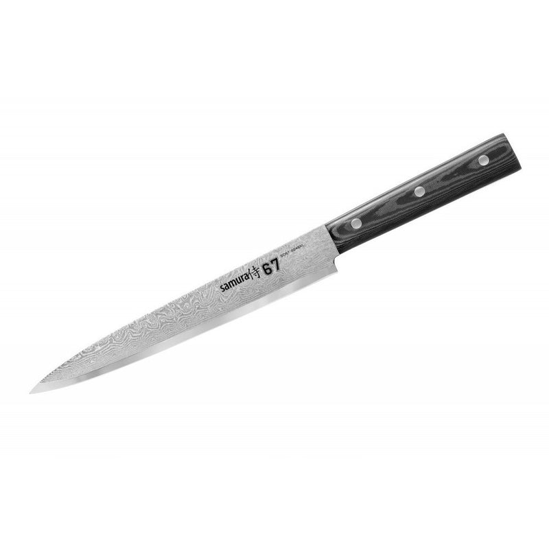 Cutit feliat, Samura Damascus 67, Otel carbon, 19.5 cm
