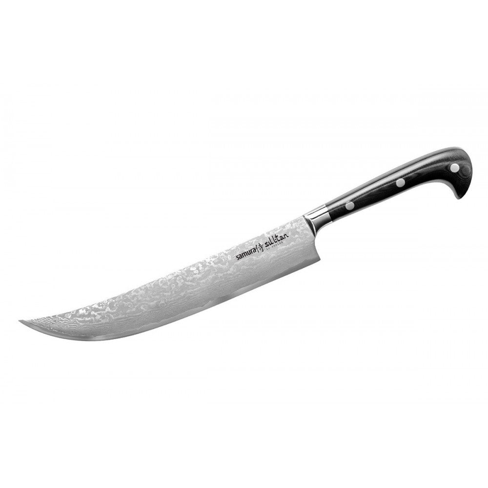 Cutitul bucatarului Samura Sultan, otel damasc, 21 cm