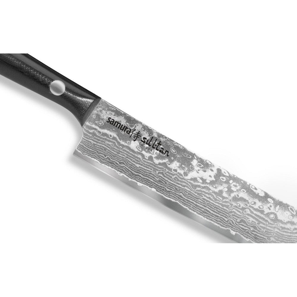 Cutitul bucatarului Samura Sultan, otel damasc, 21 cm