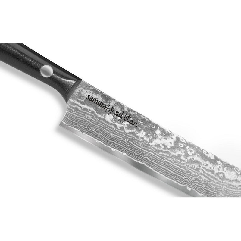 Cutitul bucatarului Samura Sultan, otel damasc, 21 cm