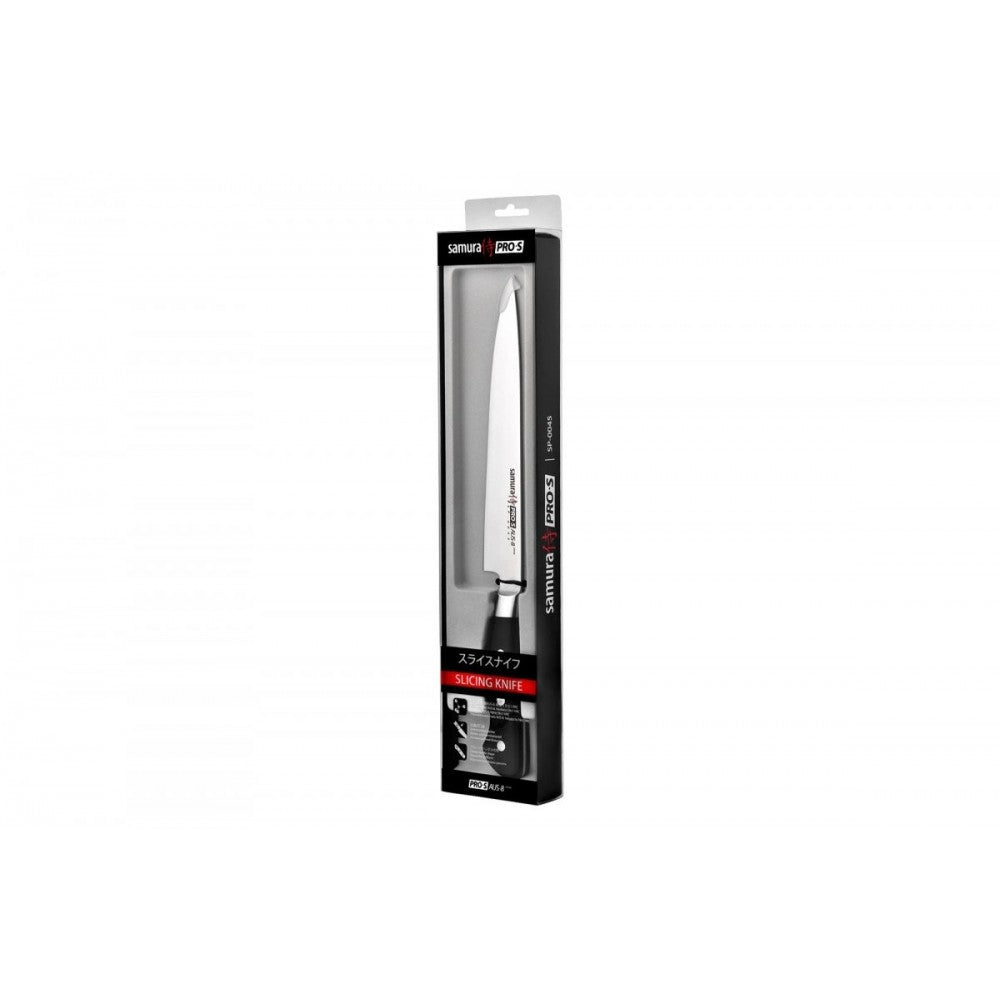 Cutit feliat Samura PRO-S, otel japonez AUS 8, HRC 58, lama 20 cm