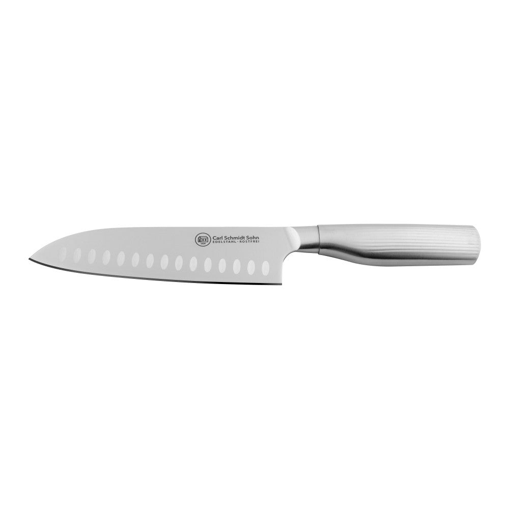 Cutit Santoku CCS Nexus, full steel, 18 cm