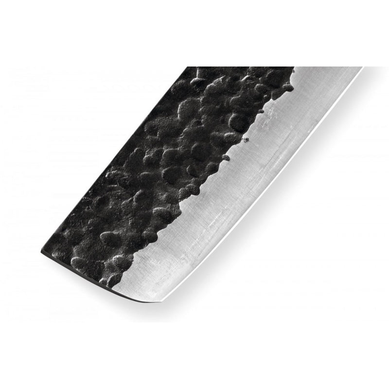 Cutit Nakiri Samura Black Smith, otel carbon, HRC 58, lama 16.8 cm
