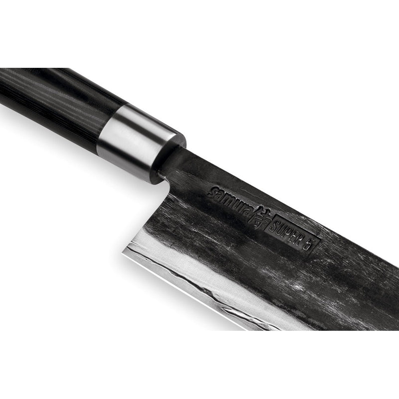 Cutit Nakiri Samura Super 5, otel japonez AUS 10, HRC 60, 17 cm