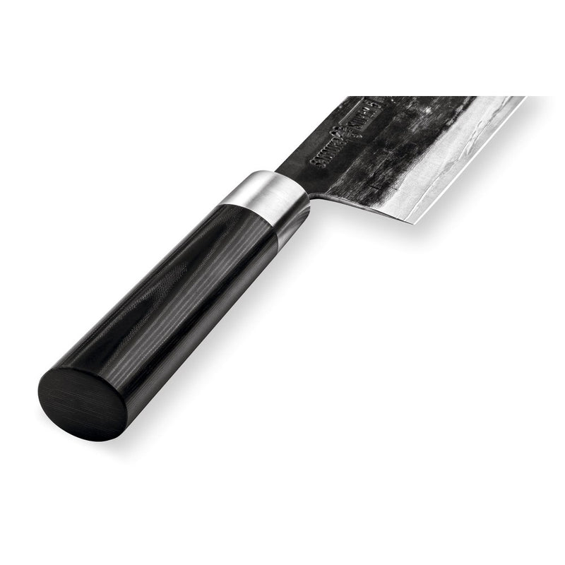 Cutit Nakiri Samura Super 5, otel japonez AUS 10, HRC 60, 17 cm
