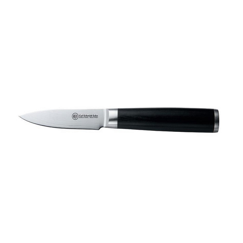 Cutit pentru legume Konstanz, otel damasc 67 straturi, duritate HRC 62, lama 9 cm