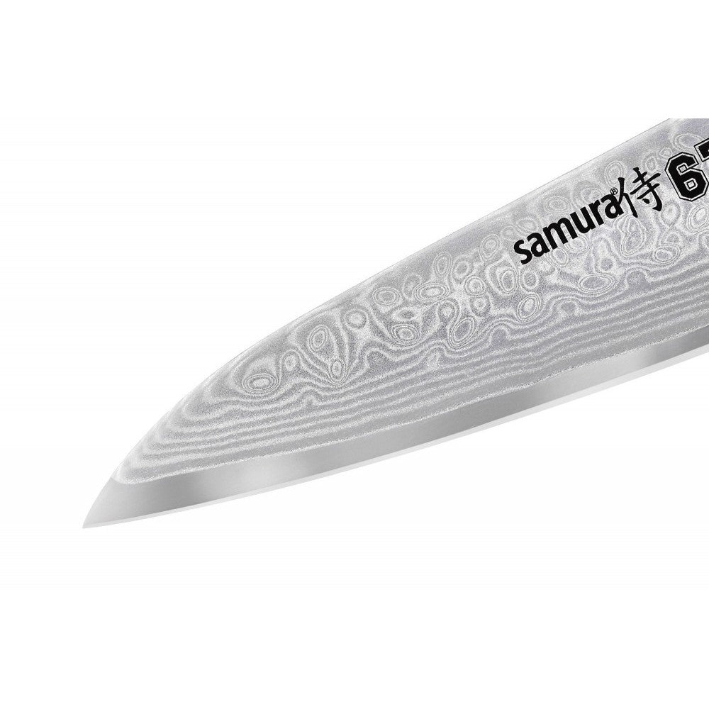 Cutit pentru legume, Samura Damascus 67, Otel carbon, lama 9.8 cm