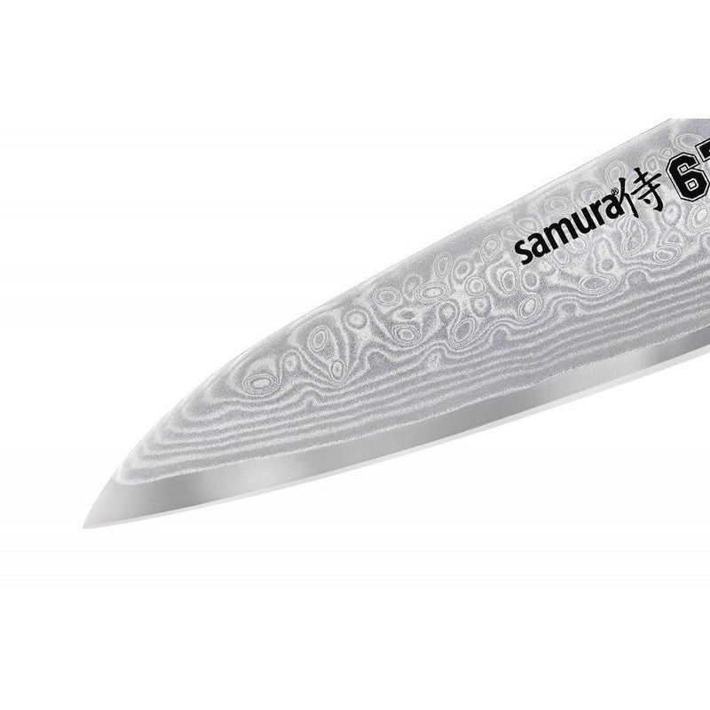 Cutit pentru legume, Samura Damascus 67, Otel carbon, lama 9.8 cm
