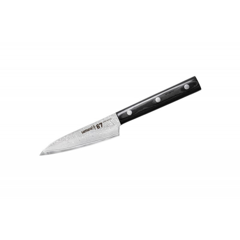 Cutit pentru legume, Samura Damascus 67, Otel carbon, lama 9.8 cm