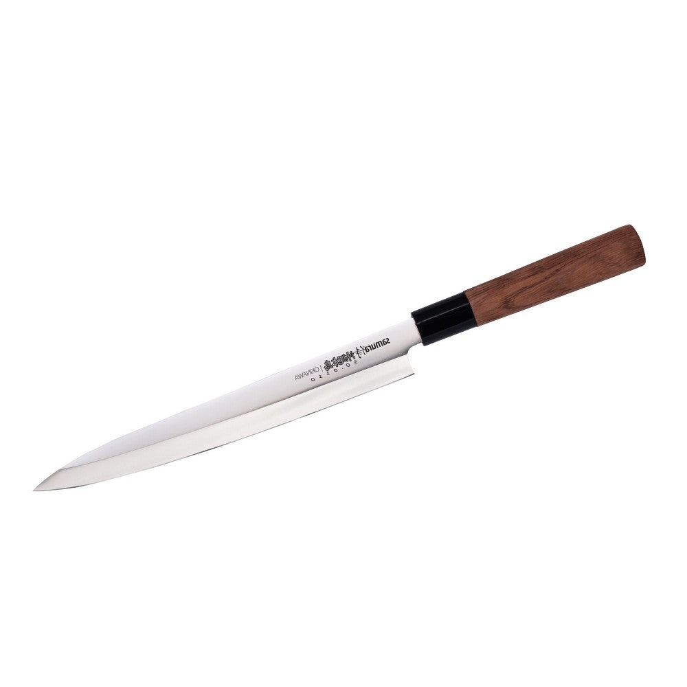 Cutit Samura Okinawa Yanagiba, otel japonez, HRC 59, 24 cm