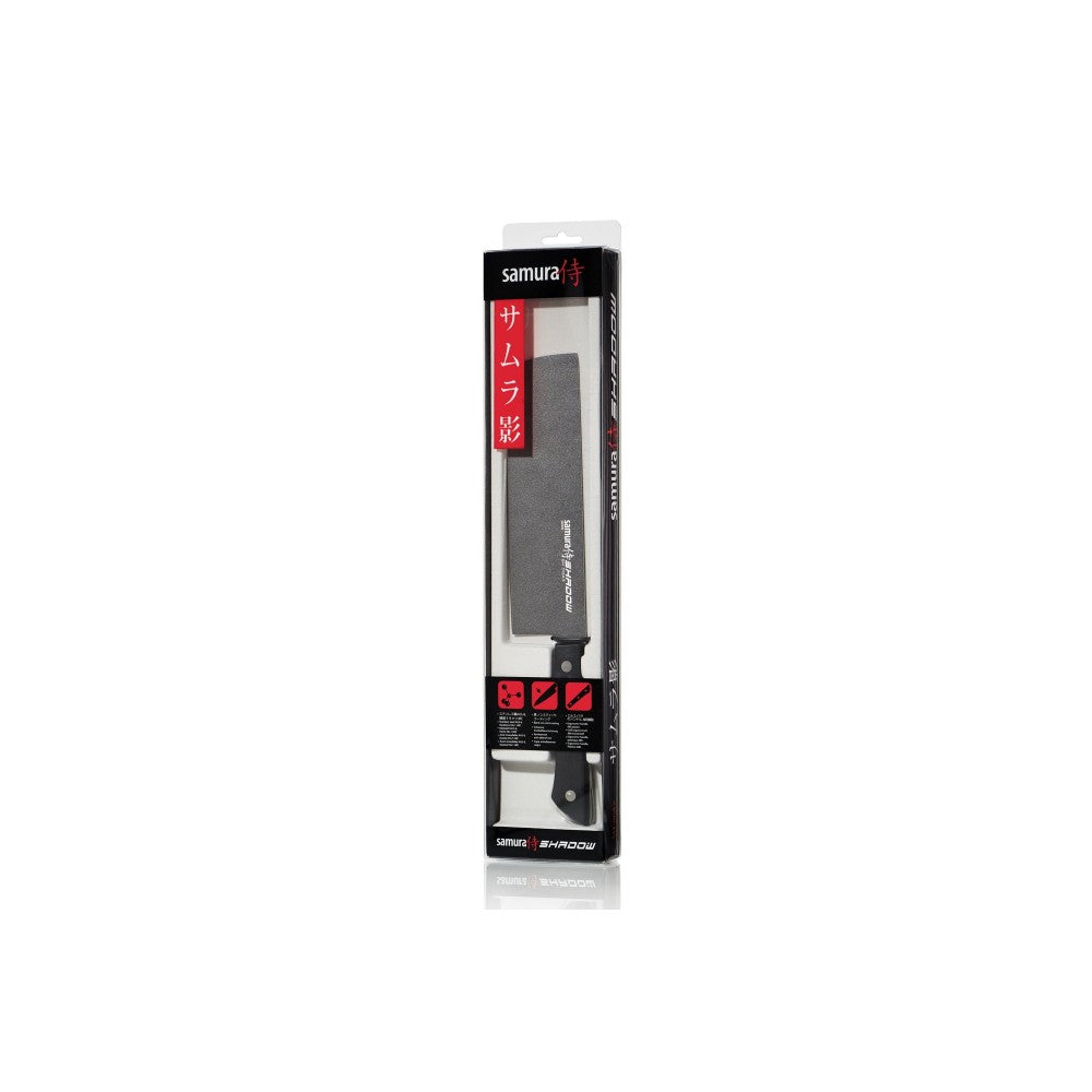 Cutit nakiri, Samura Shadow, HRC 58, otel japonez lama 17 cm