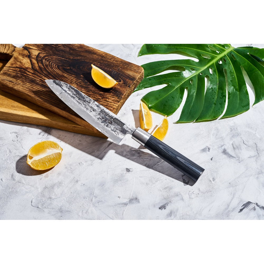 Cutit santoku Samura Super 5, otel japonez AUS 10, HRC 60, 18 cm