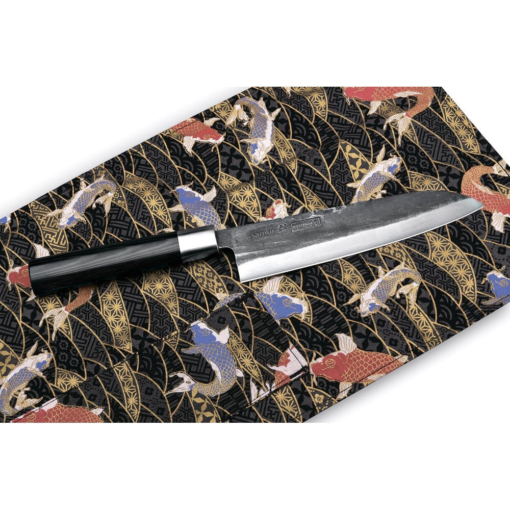 Cutit santoku Samura Super 5, otel japonez AUS 10, HRC 60, 18 cm