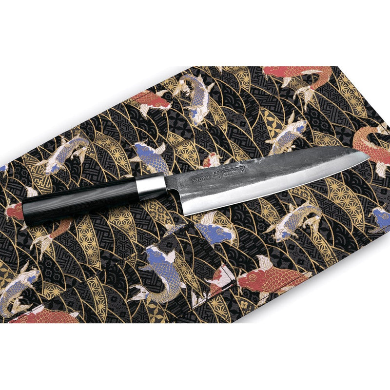 Cutit santoku Samura Super 5, otel japonez AUS 10, HRC 60, 18 cm