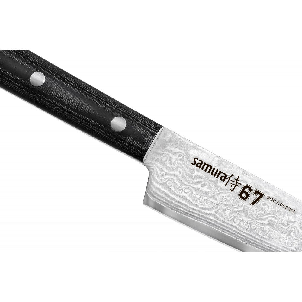 Cutit universal, Samura Damascus 67, Otel carbon, 15 cm