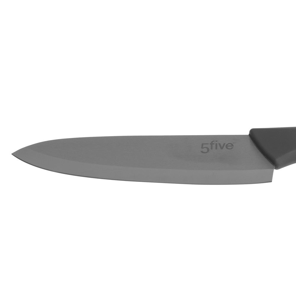 Cutit Util, ceramica, negru, lama 12.5 cm, protectie