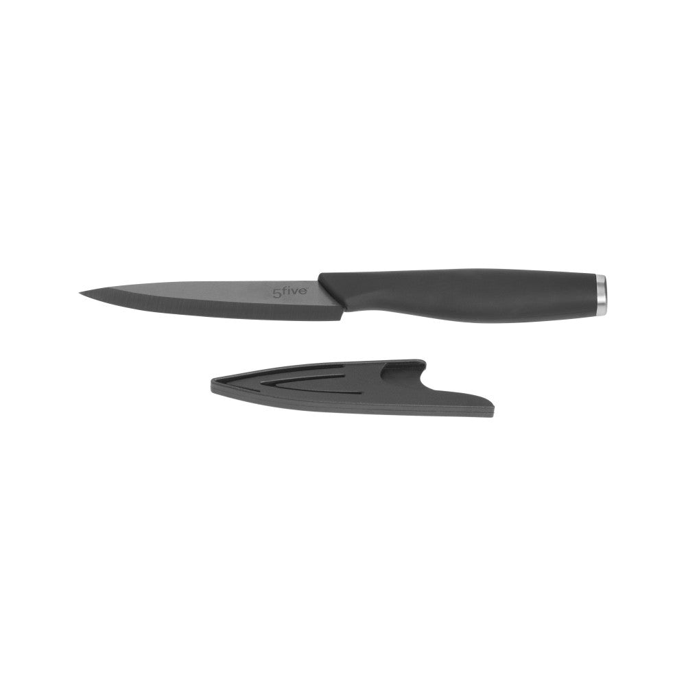 Cutit Util, ceramica, negru, lama 10 cm, protectie
