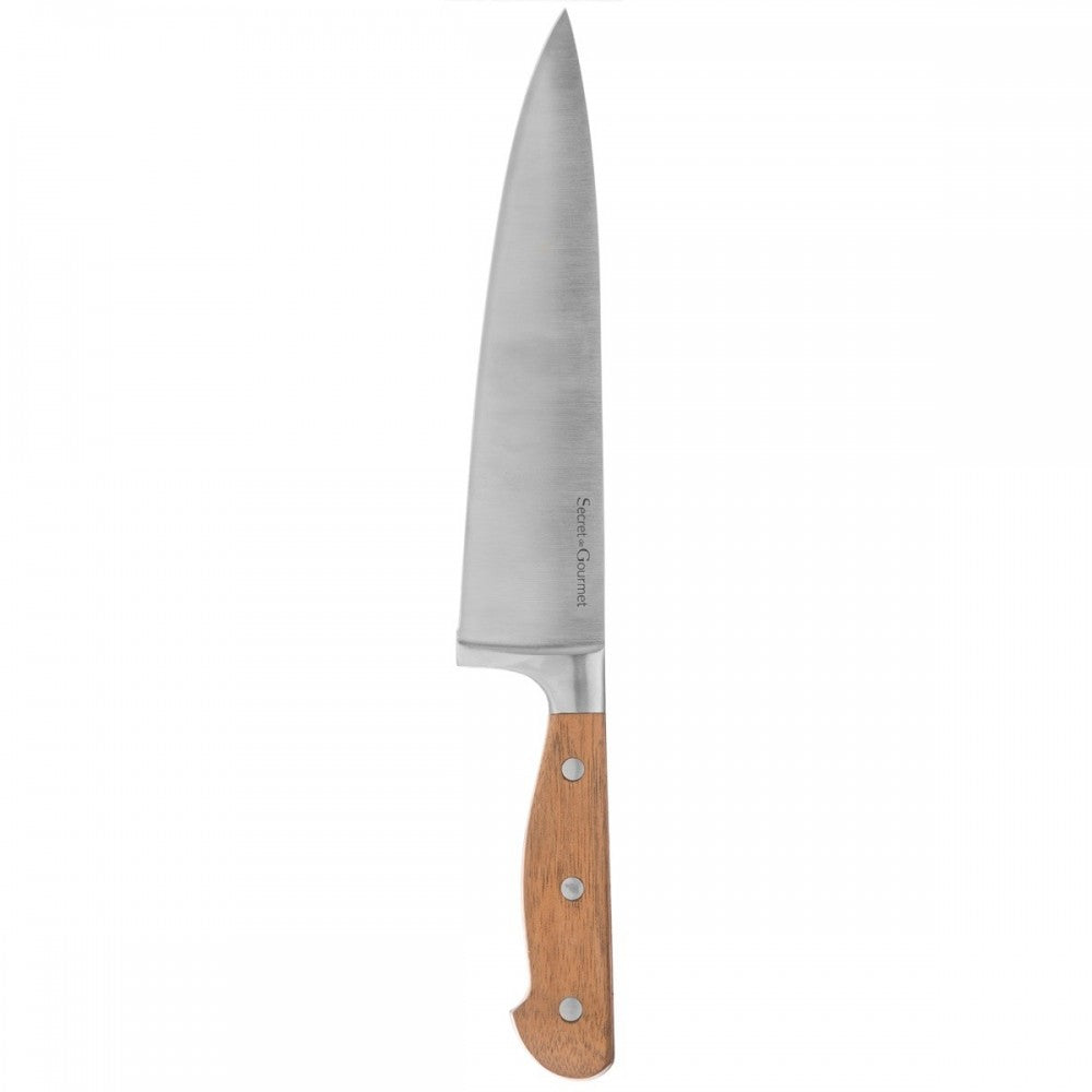 Cutitul bucatarului Normandy, inox, maner lemn, lama 20 cm