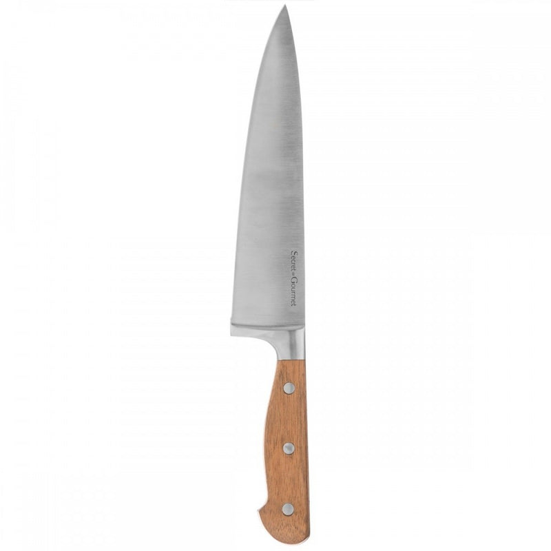Cutitul bucatarului Normandy, inox, maner lemn, lama 20 cm