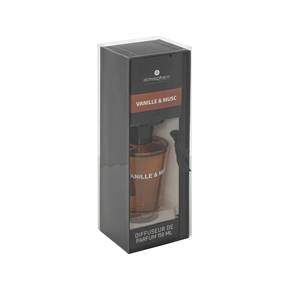 Difuzor parfum camera Joan, vanilie si musc, 150 ml