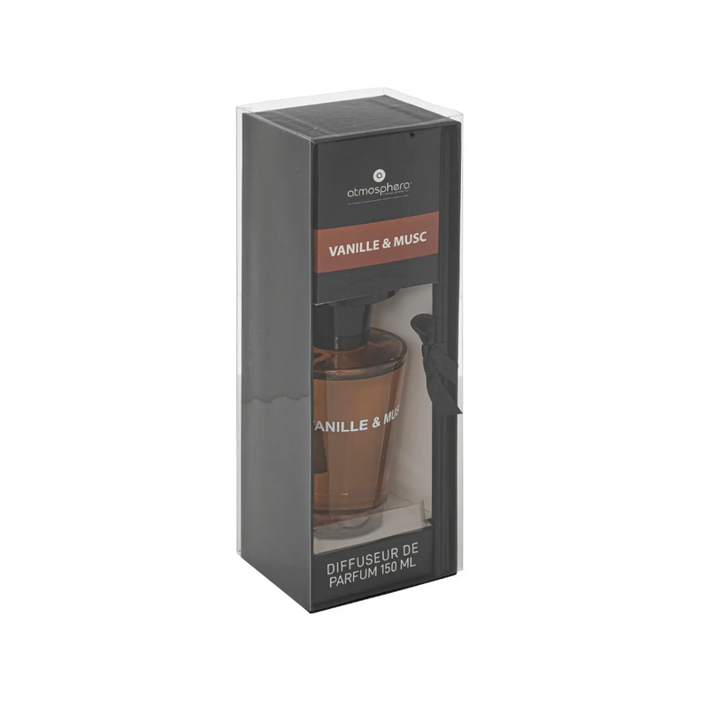 Difuzor parfum camera Joan, vanilie si musc, 150 ml