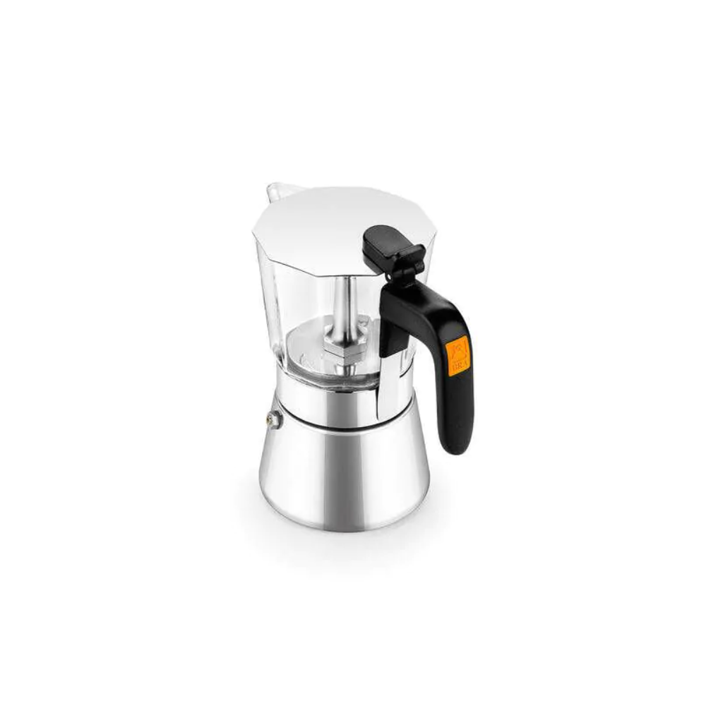 Espressor aragaz BRA Flavor, inox, sticla, 10 portii