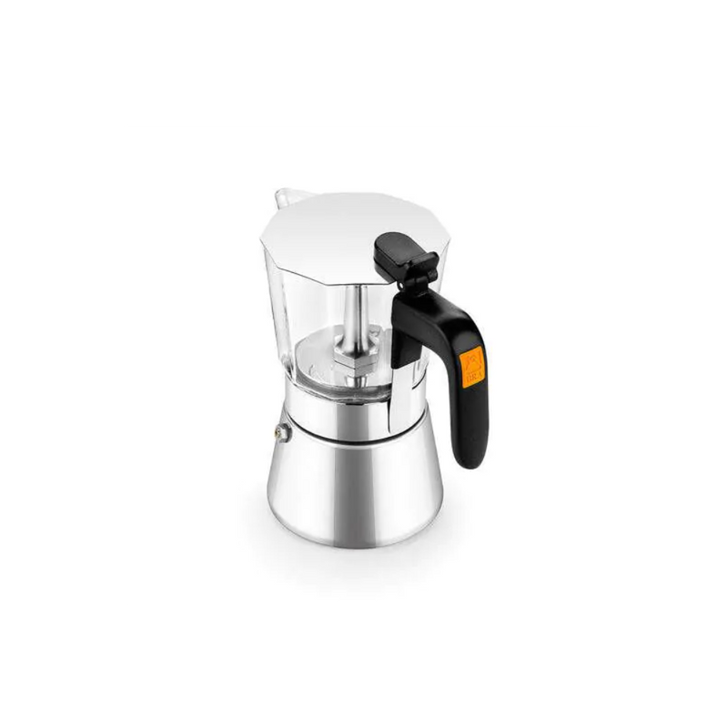 Espressor aragaz BRA Flavor, inox, sticla, 10 portii